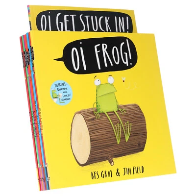 Oi Frog and Friends Series By Kes Gray 8 Picture Books Set - Ages 2-6 -Paperback - Image 1 of 4