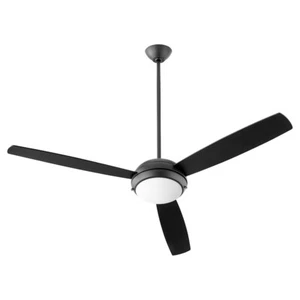 Quorum Expo 2 Light 60" 3 Blades Ceiling Fan, Matte Black - 20603-59 - Picture 1 of 1