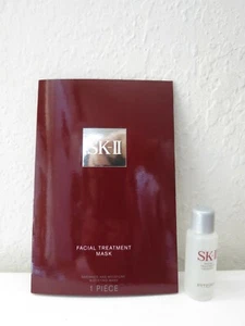 Lot of (2) SK-II Items Pitera Facial Essence Mini & Facial Treatment Face Mask - Picture 1 of 1