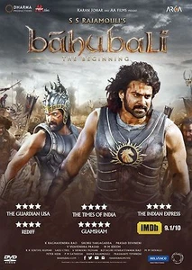 BAHUBALI THE BEGINING - BOLLYWOOD MOVIE DVD, REGION FREE, SUBTITLES, W SLIPCOVER - Picture 1 of 3