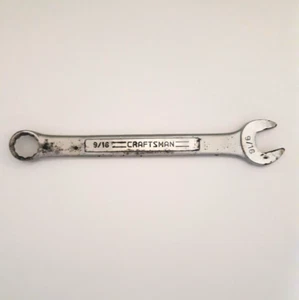 Llave combinada vintage Craftsman 9/16" E-44696 EE. UU. 12 puntos - (T8) - Imagen 1 de 10