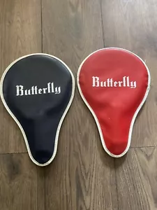Vintage Butterfly Cases For Paddles Gothic Printed Rare - Picture 1 of 3