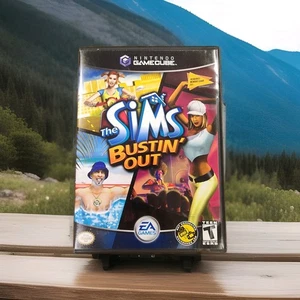 GameCube The Sims Bustin' Out (Nintendo GC, 2003) CIB Tested And Working - Picture 1 of 7