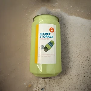 Geheimaufbewahrung Soda Dose Safe verstecktes Fach Reiseversteck grün, Zitrone Limette  - Bild 1 von 3
