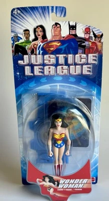 Mattel Justice League Wonder Woman Red Card Variant 2003 Animated Series DC Comi - Image 1 of 4