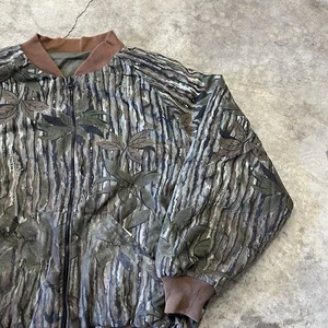 Vintage 80s 10X Trebark Camo Hunting Jacket Mens 4XL Tall USA Made Thinsulate - Picture 1 of 16