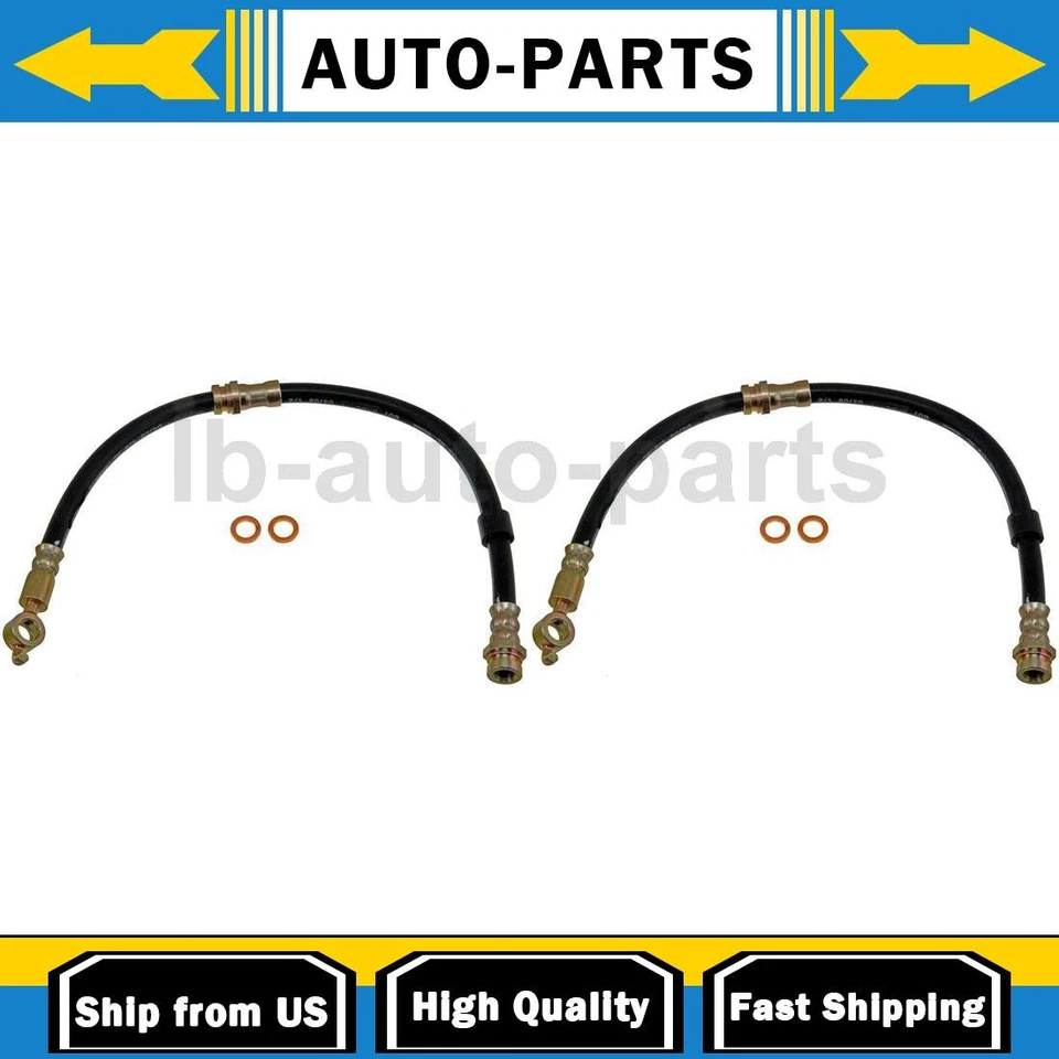 Manguera de freno delantera Dorman 2 piezas para Mazda MPV 2000 2001 2,5 L Foto 1 de 4