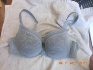 V - CACIQUE / 44C / BALCONETTE / ENCAJE MODERNO / COV COMPLETO / PLATA 💔💔💔💔💔💔💔 - Imagen 1 de 6