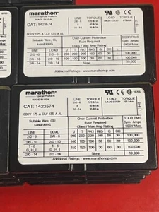 MARATHON 1423574 TERMINAL BLOCK, 600V, 175 Amp, Cu/ 135 Amp Al, New Take-out - Picture 1 of 6