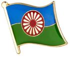 Gypsy Roma Traveller Symbol Flag Lapel Pin Badge - Free Postage