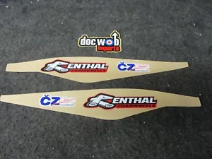 KTM SX/SXF 125-450 2019-2022 Team Hitachi Swingarm Graphics azul oscuro KT7373 - Imagen 1 de 2