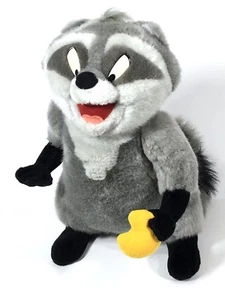 Meeko Pocahontas Waschbär Stofftier Plüschtier Vintage Disney Gelenkarme 12 Zoll - Bild 1 von 5