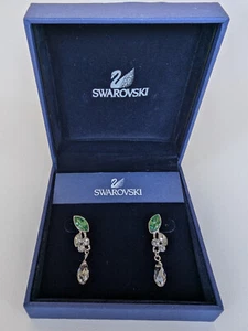 SWAROVSKI Ohrringe Grün Kristall Drop-Ohrhänger Stecker 992668 LMUL/RHS PE OVP - Bild 1 von 5