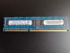 Hynix hmt351r7bfr8c-h9 t7 ab 214 4GB PC3-10600R DDR3-1333 Server RAM - USED - Picture 1 of 2