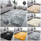 Large Shaggy Fluffy Rugs Anti-Slip Super Soft Mat Living Room Bedroom Carpet Rug