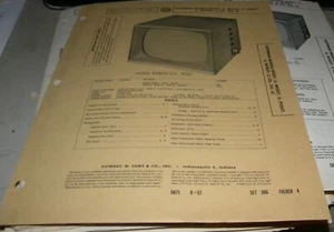 HOFFMAN TV RECEIVER 8 MODELLE (SAMS PHOTOFACT 366-4) - Bild 1 von 1