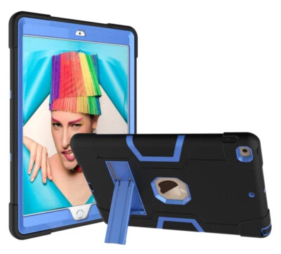 Kids Shockproof Heavy Duty Case Cover For iPad 9th 8th 7th 6th 5th Gen Mini Air - Image 1 of 4