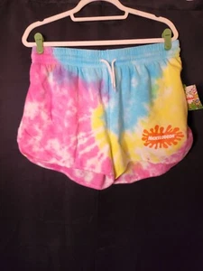 Nickelodeon Multi-Colored Tie-Dye Sweat Short Women's Size 3X - Picture 1 of 7