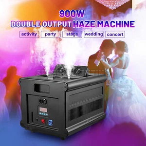 PAIDUN Dual Outlet 900W Haze Machine Smoke Fogger Theater Wedding DJ Party Stage - Picture 1 of 9