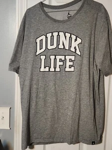 Jordan Nike T-shirt XXL Grey - Picture 1 of 4