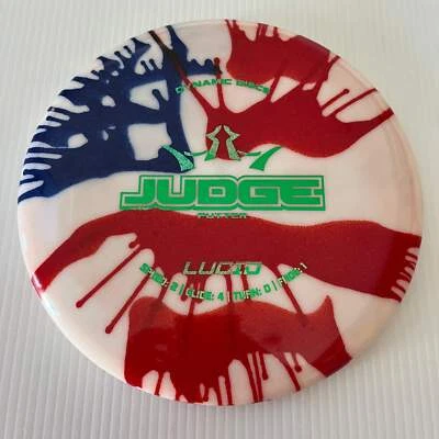 Dynamic Discs American Flag MyDye Lucid Judge 2/4/0/1 - Image 1 of 3