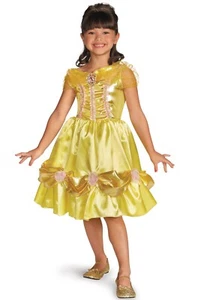 Disguise Disney Princess Belle Classic Sparkle Costume Size M 7-8 - Picture 1 of 1
