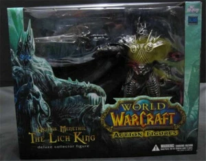 World of Warcraft WOW Arthas Menethil The Lich King Dluxe Collector Figure - Picture 1 of 13