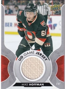 CAMISETA DEL JUEGO UD DE CUBIERTA SUPERIOR 17-18 - MIKE HOFFMAN #GJ-MH OTTAWA SENATORS - Imagen 1 de 1
