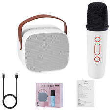 Karaoke Machine for Kids Adults Portable Bluetooth Speaker + Wireless Microphone