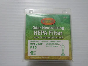Vacío rápido sin bolsa neutralizante de olores Dirt Devil F15 HEPA activado ambiente carbón sin bolsa - Imagen 1 de 3