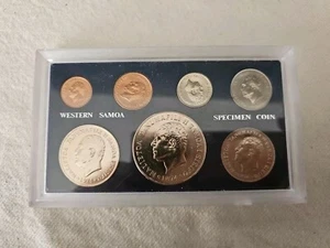 Western Samoa 1974 Uncirculated Specimen set of 7 Coins - Picture 1 of 2