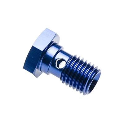 Arlows Aluminium Hollow Screw M12 x 1.25 (Blue Anodised) - Image 1 of 2
