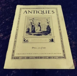 Antiques - Vol 3 No 4-Apr 1923- Pewter, Engravings, Pottery, Duncan Phyfe - Picture 1 of 2