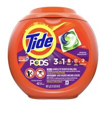 Tide Pods Spring Meadow Laundry Detergent Pacs, 42 count