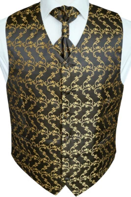 Veste de Mariage Avec Plastron, Pochette de Costume Et Cravate, No. 8.6 Tailles: - Photo 1/4