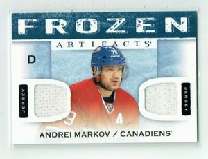 14-15 UD Upper Deck Artifacts  Andrei Markov  Dual Jerseys