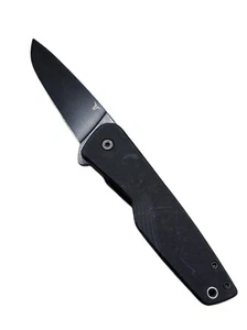Black True BT23G Ball Bearing Flipper Pocket Knife - Picture 1 of 2