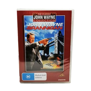 Brannigan NEW Sealed (DVD 1975 Reg 4) John Wayne Richard Attenborough Movie Film - Foto 1 di 3