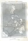 Provincial Divisions of the Philippine archipelago....Antique  Map, Plan..1889