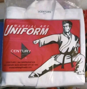 Uniforme de arte marcial Century blanco talla O - Imagen 1 de 3