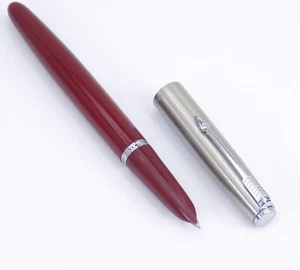 Parker 21 Füllfederhalter dunkelrot & Chromrand - Bild 1 von 8