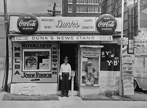 Dunk’s News Stand Waco Texas 1955 POSTER 24 X 18 Inches Wall Art - Picture 1 of 2