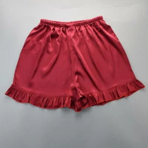 Women Satin Bloomer Pettipant Short Slip Lace Edge Everyday Panties Lingerie - Picture 1 of 28