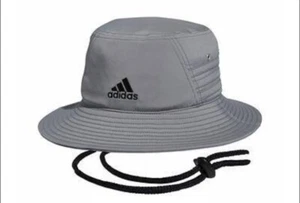 New Adidas Unisex Victory Bucket Hat  Gray  NWT - Picture 1 of 2