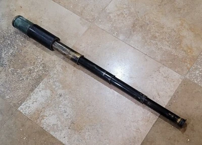 ANTIQUE TELESCOPE OR SPYGLASS - A BARDOU PARIS FRANCE - 31" EXTENDED - Image 1 of 4