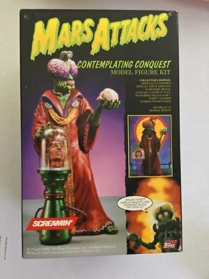 Mars Attack Contemplating Conquest Screamin’ Model Kit 1995 Topps NIB Sealed  - Image 1 of 4