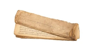 Ancien Livre Prieres Tibétaines de moine Manuscrit Tibet # 9123 - Picture 1 of 1