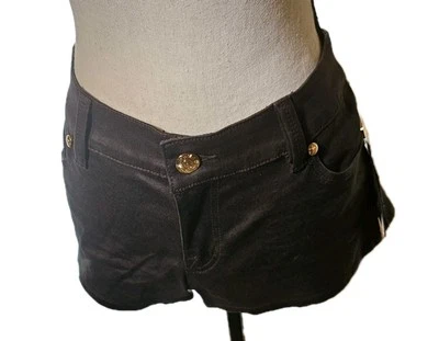 Baby Phat Stretch Mini/Shorty Shorts Brown Women's SZ13 - Image 1 of 4