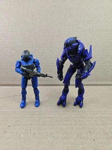 Modellino Halo Infinite Spartan blu e viola Checkpoint Elite Mercenary - Foto 1 di 11