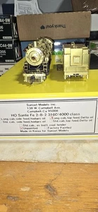 HO Brass Sunset Models Inc. Santa Fe 3160/4000 2-8-2 Mikado Unptd - Picture 1 of 8